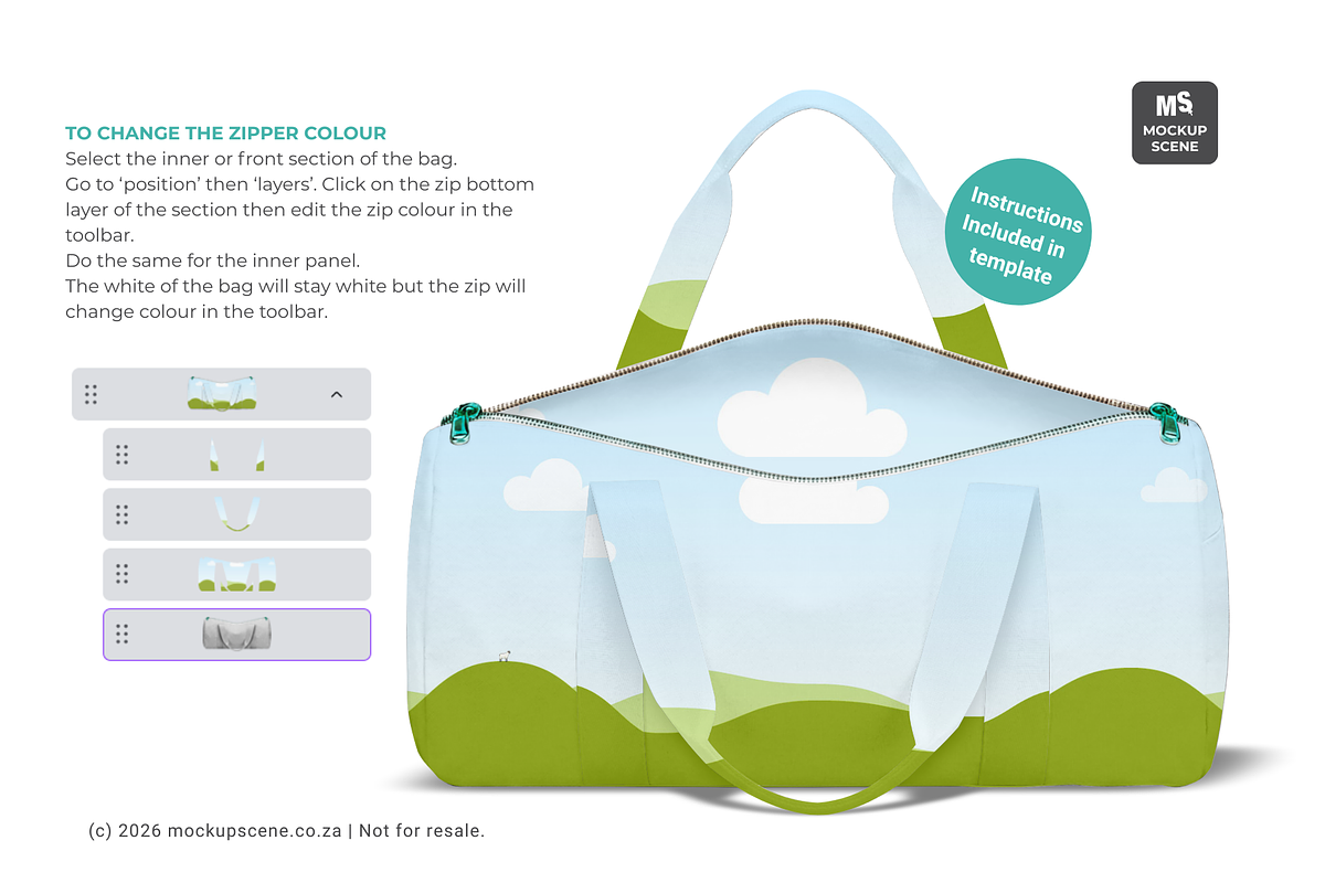 Sports Bag Builder Canva Mockup, a Packaging Mockup by Mockup Scene (Photo 6 of 10)