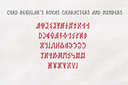 Cord Decorative Display Font, a Symbol Font by Roland Huse Design (Thumbnail 7 of 7)