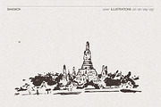 Bangkok Cityscape Sketches, an Empty State Illustration by TheMountBirdStudio (Thumbnail 5 of 7)