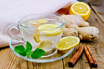 Tea ginger with lemon, a Food & Drink Photo by rezkrr