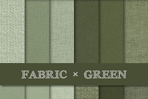 Fabric Texture Backgrounds - Green