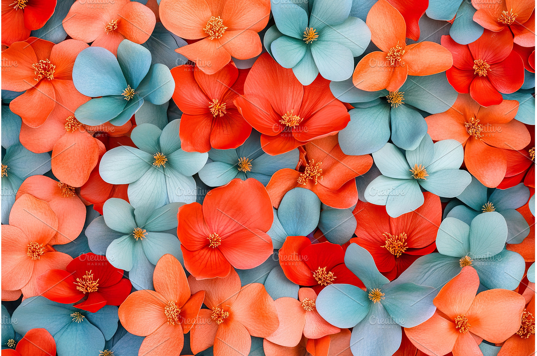 Abundant colorful floral background, a Nature Photo by Lermont51