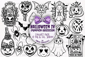 Halloween 4 - PNG And SVG Lineart