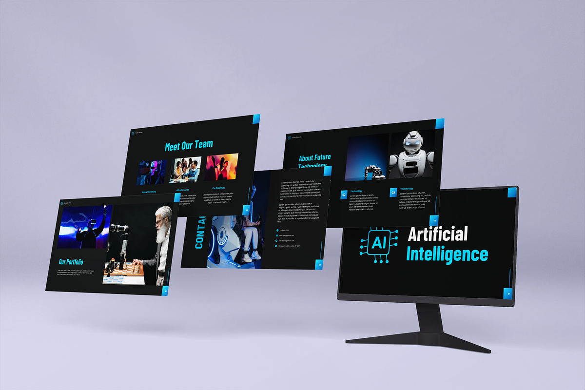 Technology Presentation Template, a Presentation Template by Al Pavo Studio (Photo 2 of 2)