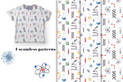 Scientific Lab - clipart & patterns, an Education Illustration by Visual Animal (Thumbnail 2 of 6)