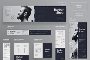 Banners Pack Barber Shop