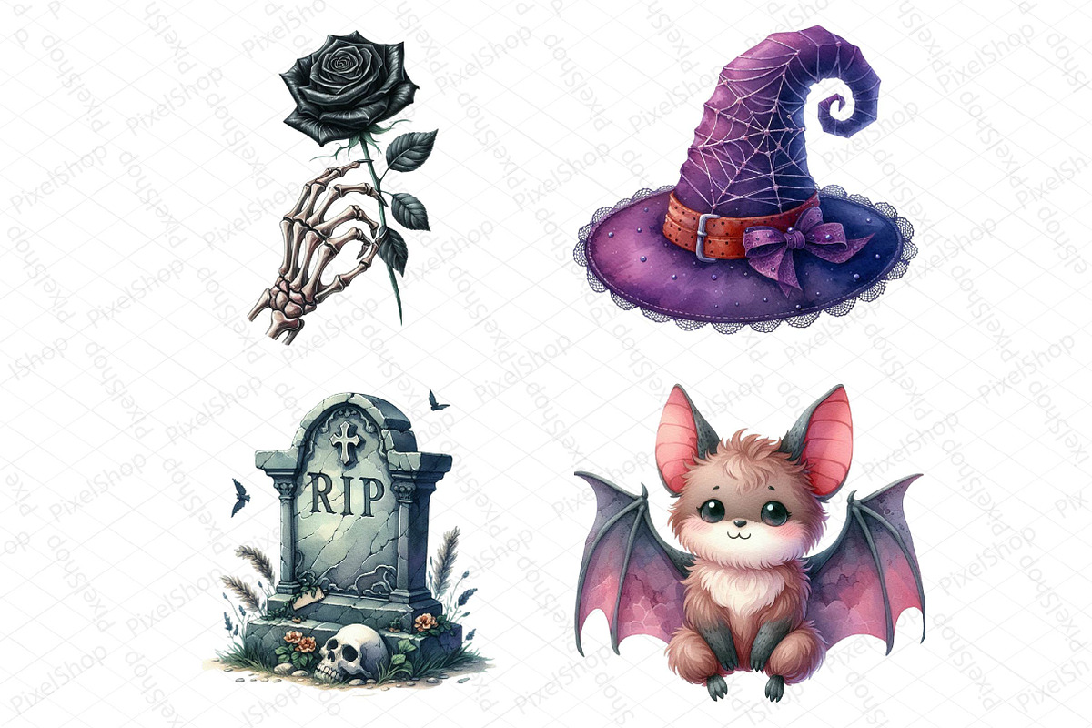 Halloween Sublimation Bundle Png, an Illustration by DreamPrint404 (Photo 6 of 6)