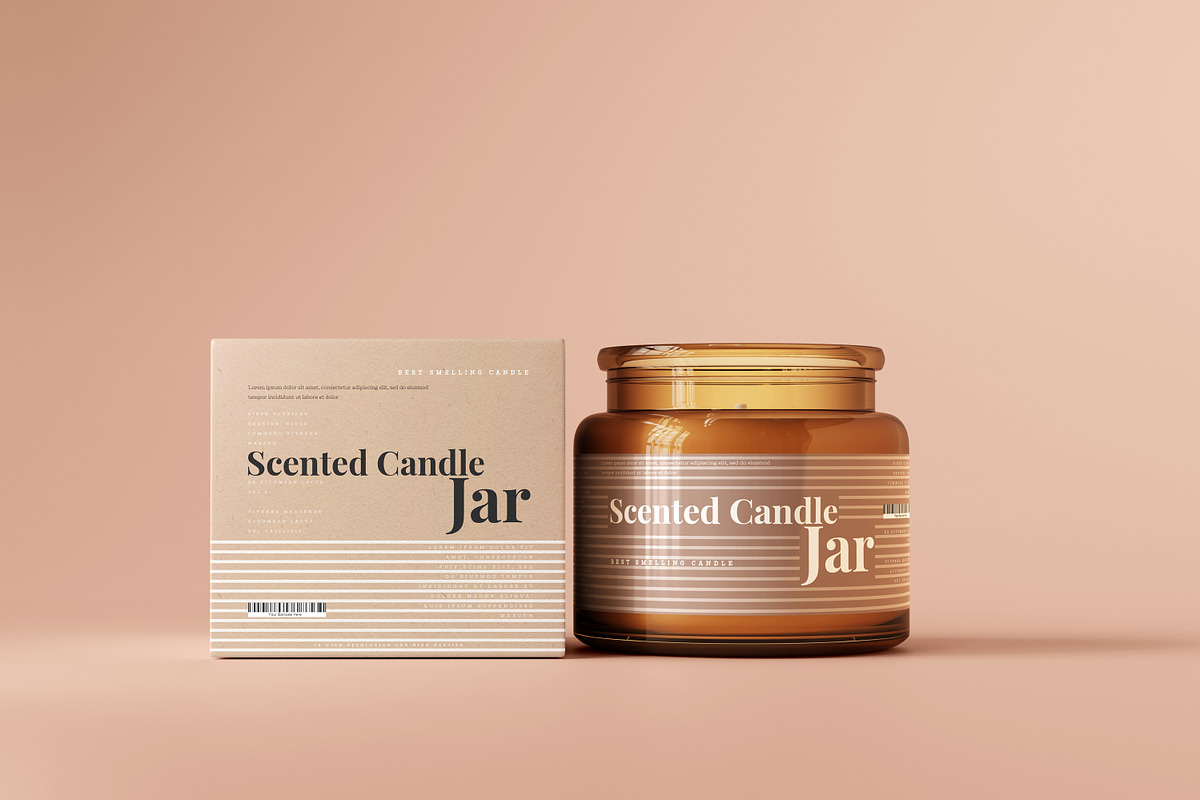 Amber Glass Candle Mockup Bundle, a Packaging Mockup by pmvch (Photo 93 of 135)