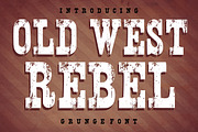 Old West Rebel - Grunge Vintage font, a Slab Serif Font by Limited.studio (Thumbnail 1 of 4)