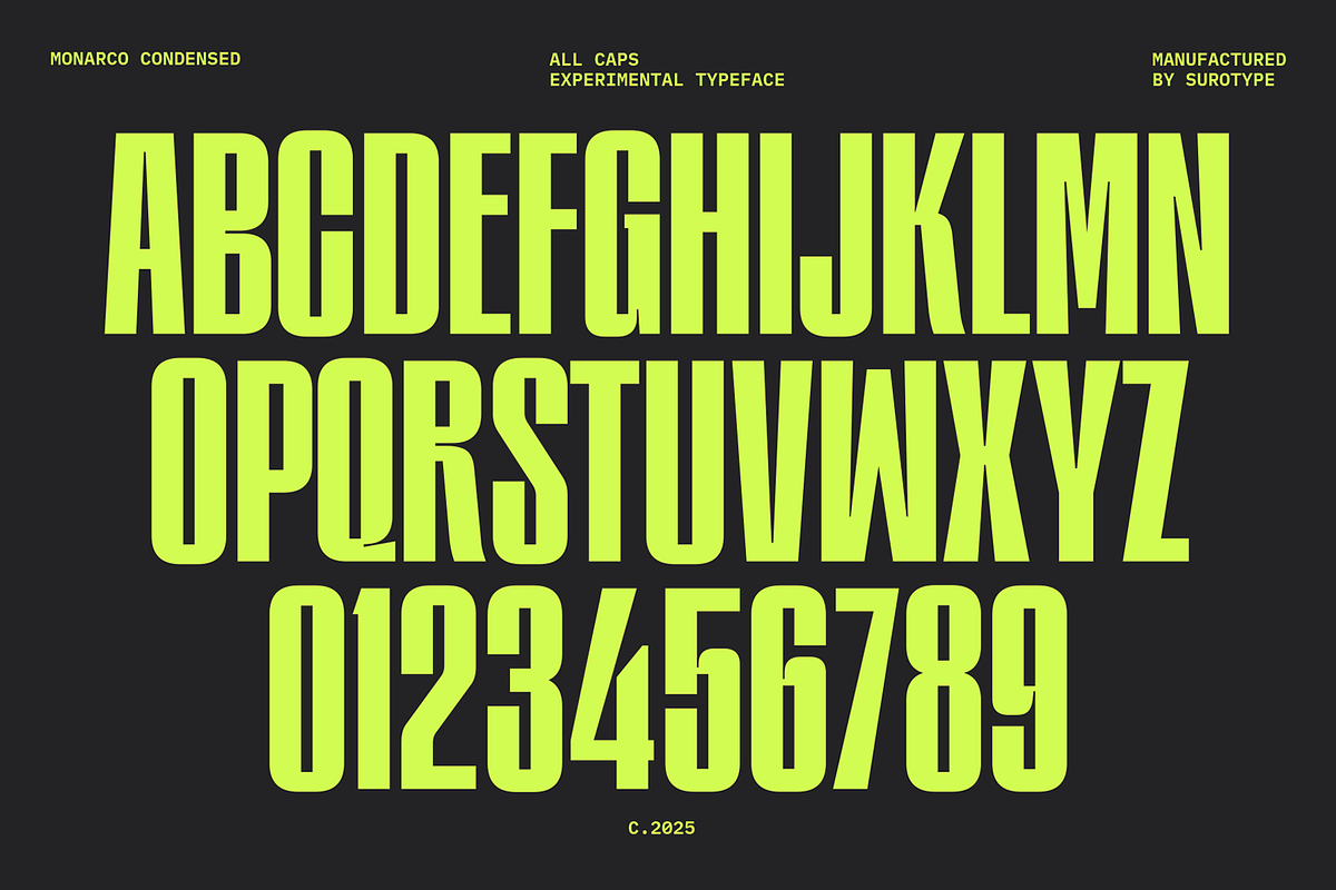 Monarco Condensed, a Sans Serif Font by A.Budianto (Photo 5 of 9)