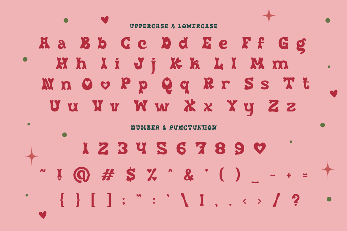 Retro Romance - Retro Love Font, a Font by PutraCetol Studio (Photo 7 of 11)