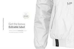 Bomber Jacket Ghost Mockups Set FREE