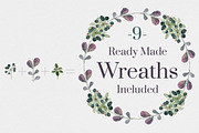 Custom Wreath Creator With Flowers, an Illustration by emine (Thumbnail 4 of 5)