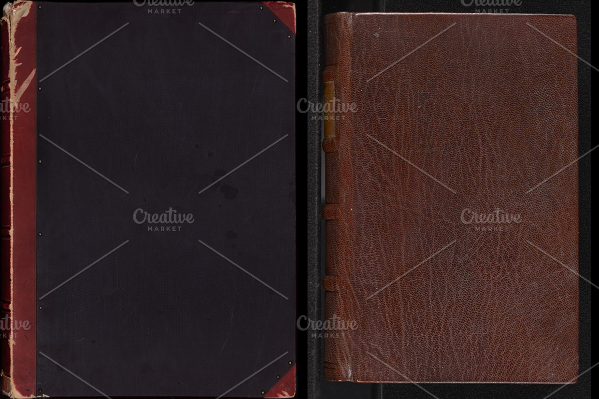 Antique Book Cover Textures, a Texture Graphic by Blue Line Design (Photo 5 of 25)