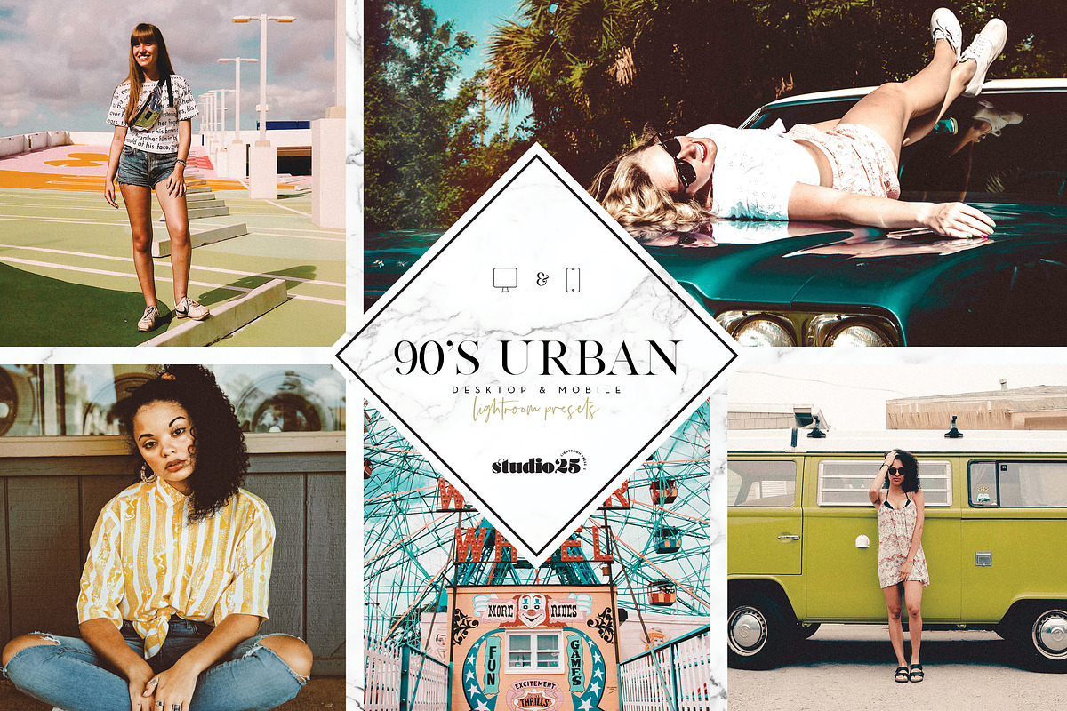 3 90s Urban Lightroom Presets