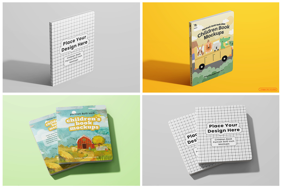 Children Book Mockup Set - 8x10 Inch, a Books & Magazine Mockup by Remnand Studio (Photo 9 of 12)