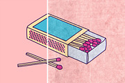 Authentic Matchbook Design Template, a Layer Style Add-On by Design Squad (Thumbnail 5 of 7)