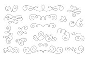 Hand drawn elegant dividers, an Object Graphic by Tiger and Flower (Thumbnail 4 of 16)
