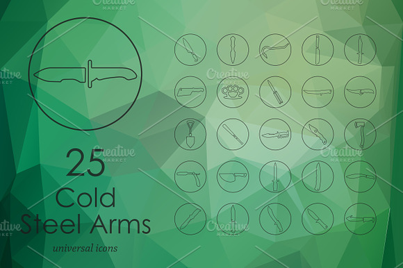 Cold Arms Line Icons