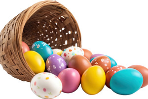 eggs in a basket, a Holiday Photo by itakdalee