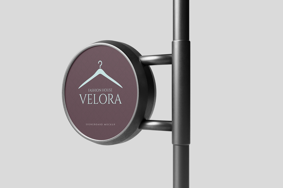 Realistic Signage Mockup PSD, an Advertising Mockup by MA-KING_ART (Photo 4 of 5)