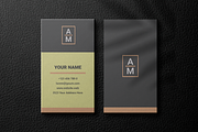 Business Card AM Corporation, a Business Card Template by Smashing_Studio (Thumbnail 1 of 2)