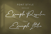 Fahira Signature style font, a Script Font by mahstudios (Thumbnail 7 of 8)