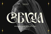 Genya - Experimental Decorative Font, a Sans Serif Font by Say Studio (Thumbnail 1 of 11)