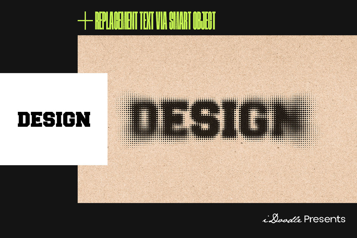 Halftone Print Text Effect, a Layer Style Add-On by iDoodle Studio (Photo 3 of 4)