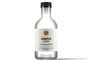 Glass Stout Sauce Bottle Mockup Pack, a Packaging Mockup by Designer Dude (Thumbnail 4 of 6)