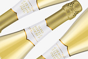 Champagne Bottle Mockup - White, a Packaging Mockup by Graxaim Mock-up (Thumbnail 3 of 6)