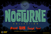 Nocturne Vintage Horror Collection, a Font by Paper Moon Graphic Supply (Thumbnail 1 of 16)