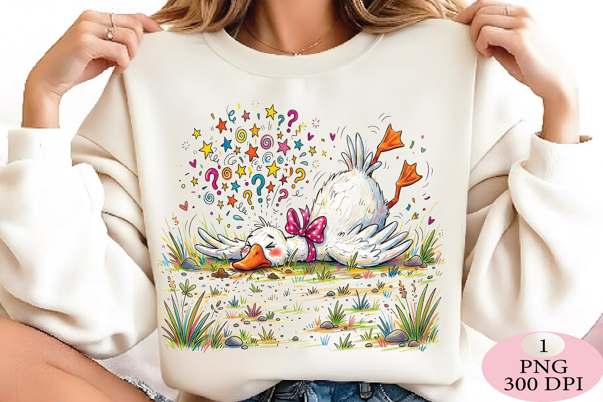 Funny Clumsy Goose PNG, a Seasonal Illustration by Daily.Designs (Photo 2 of 5)