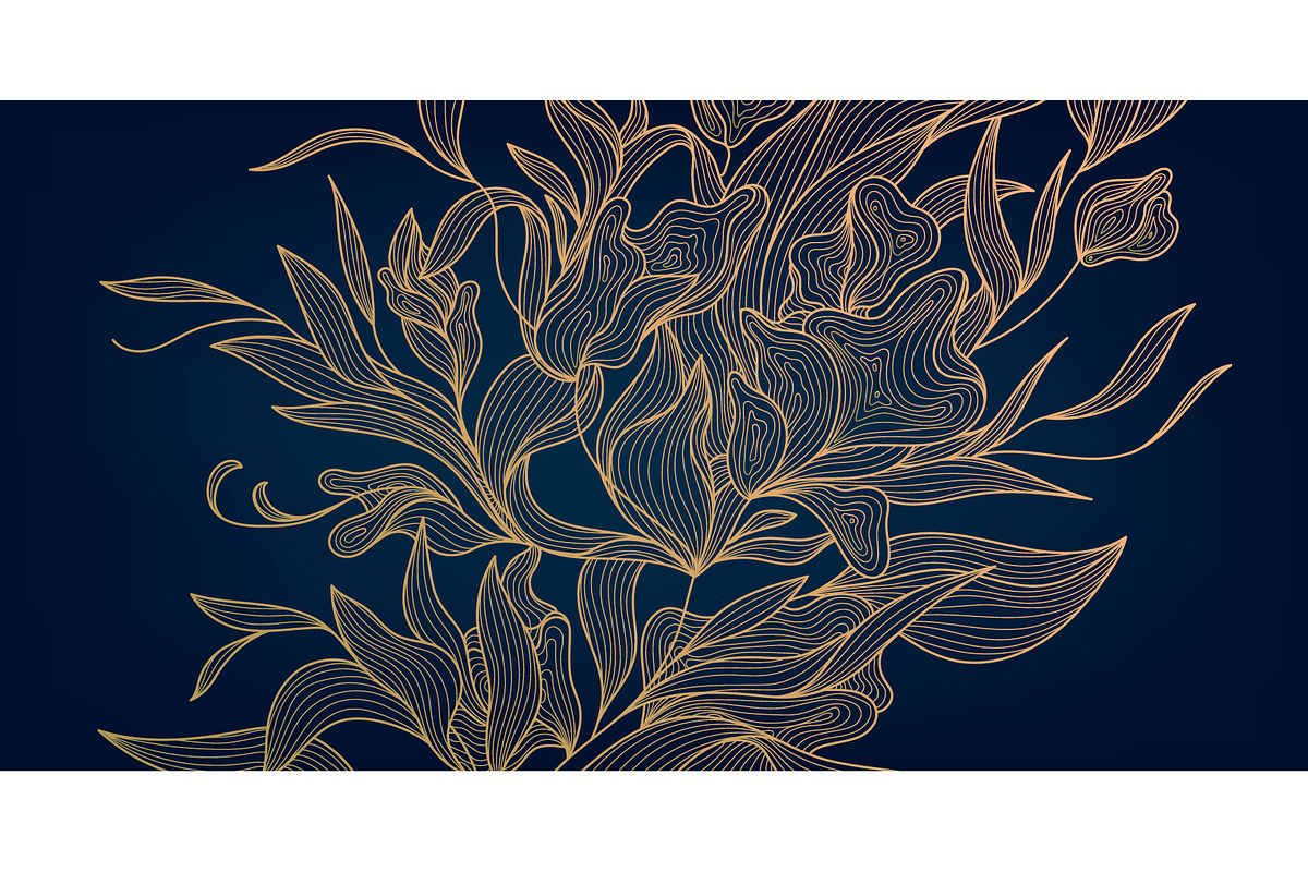 Luxury Floral Illustrations Set, a Decorative Illustration by Marylia (Photo 5 of 11)