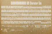 Churchward 69, a Sans Serif Font by BluHead Studio (Thumbnail 4 of 4)
