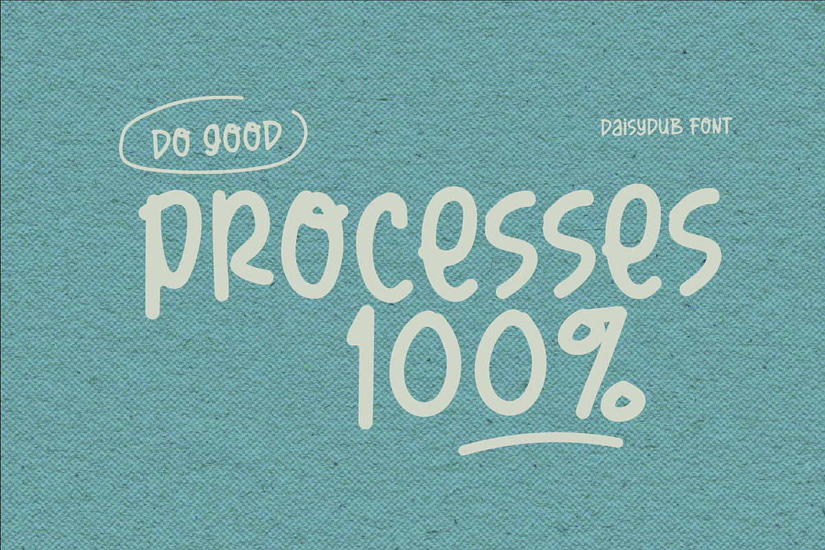 Daisydub a Handwritten Font, a Handwritten Font by Rasiorise Studio (Photo 11 of 12)