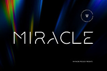 MIRACLE Sleek Futuristic Techno Font