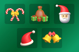 Christmas 3D Icon Pack V2