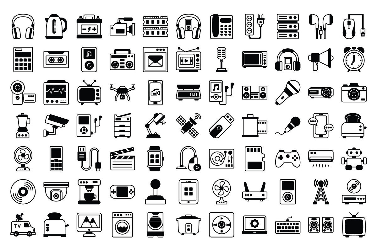 Electric Devices Icons Pack, an Icon by Vector Portal (Photo 3 of 5)