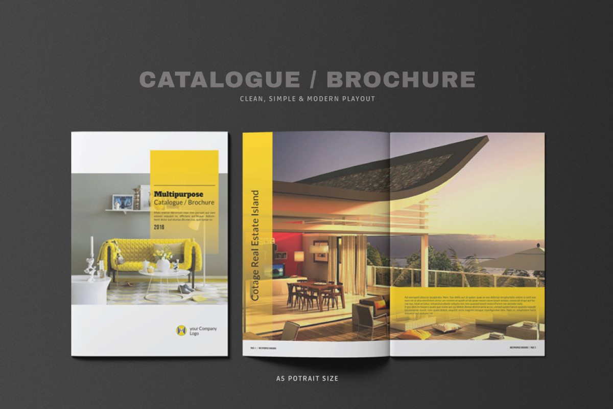 A5 Catalogue / Brochure, a Brochure Template by Alhaytar (Photo 1 of 12)
