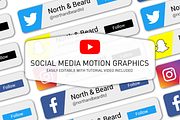 Social Media Motion Graphics, a Social Media Template by North & Beard Ltd (Thumbnail 1 of 3)