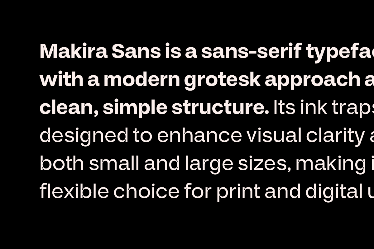 Makira - Sans Serif Family, a Sans Serif Font by Yukita Creative (Photo 2 of 9)