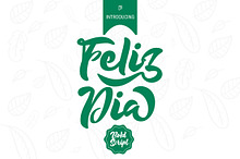 Feliz Dia Bold Script