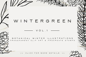 Wintergreen Design Set