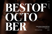 Best October Elegant Serif Font, a Serif Font by Perfectype (Thumbnail 1 of 8)