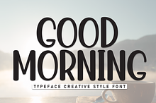 Good Morning | Script Font