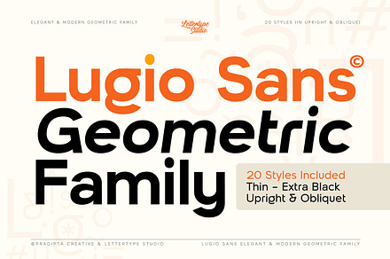 Lugio Sans Family | Intro 60% OFF
