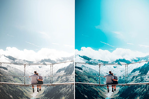 7 Baby Blue Lightroom Presets