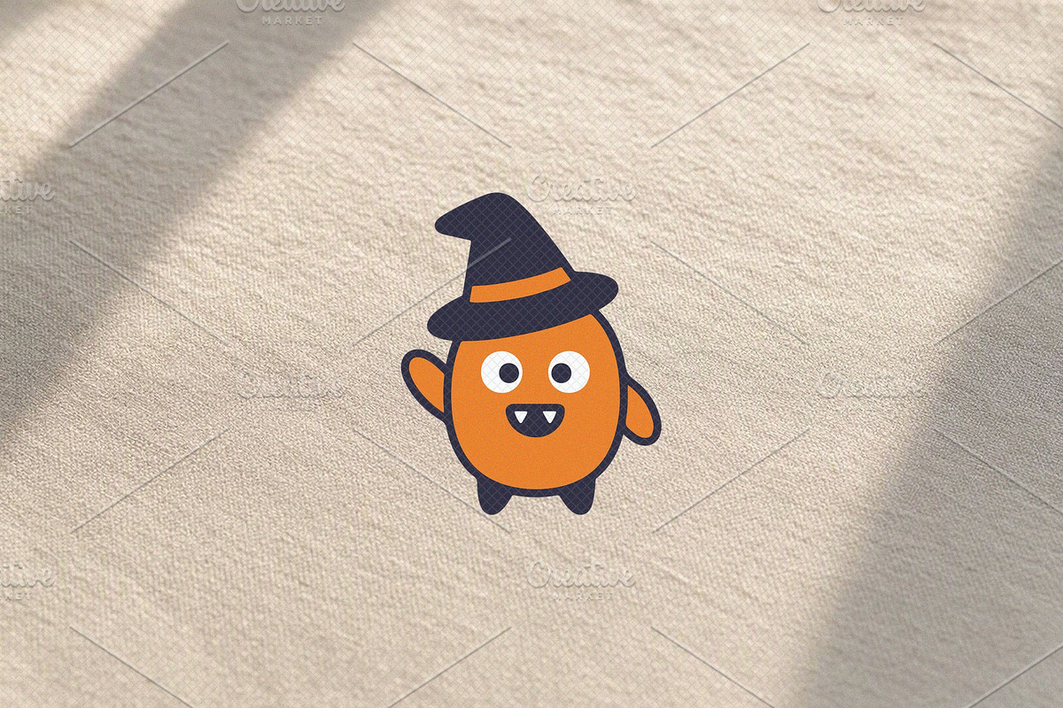 Waving Monster Vector Illustration, a Seasonal Illustration by Vectorium Studio (Photo 2 of 3)
