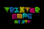 TRIXTER CAPS, a Handwritten Font by Beau Hopps Design (Thumbnail 3 of 5)